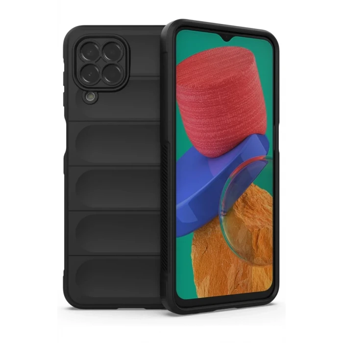Newface Samsung Galaxy M33 Kılıf Optimum Silikon - Siyah