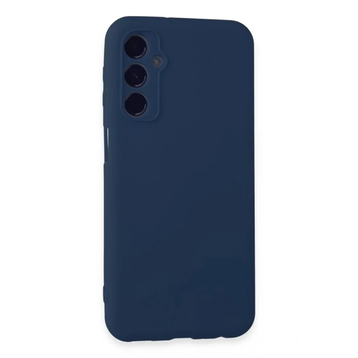 Newface Samsung Galaxy M34 5G Kılıf First Silikon - Lacivert