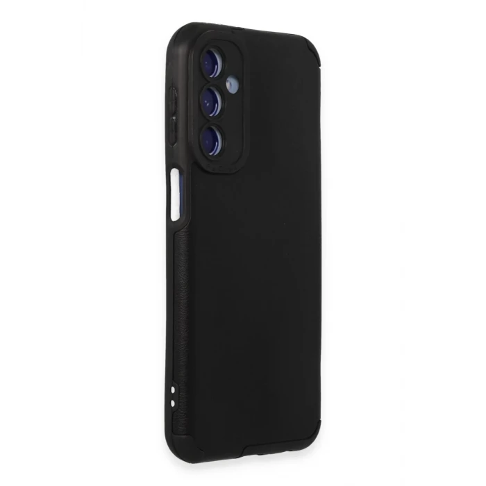 Newface Samsung Galaxy M34 5G Kılıf Loop Deri Silikon - Siyah