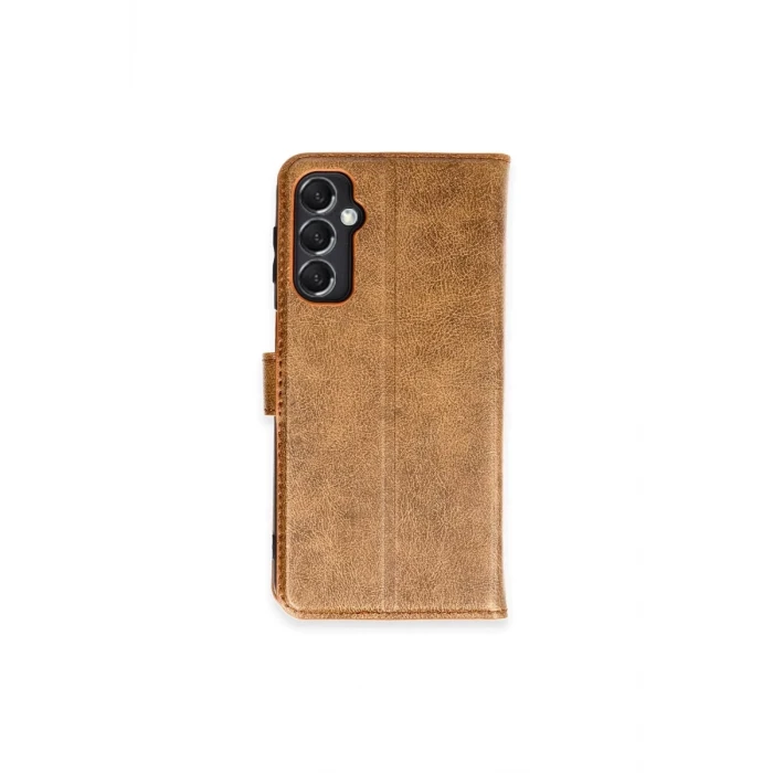 Newface Samsung Galaxy M34 5G Kılıf Trend S Plus Kapaklı Kılıf - Taba