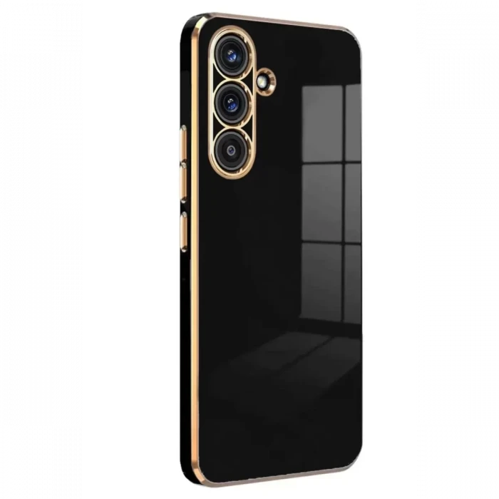 Newface Samsung Galaxy M34 5G Kılıf Volet Silikon - Siyah