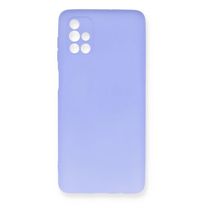 Newface Samsung Galaxy M51 Kılıf First Silikon - Lila