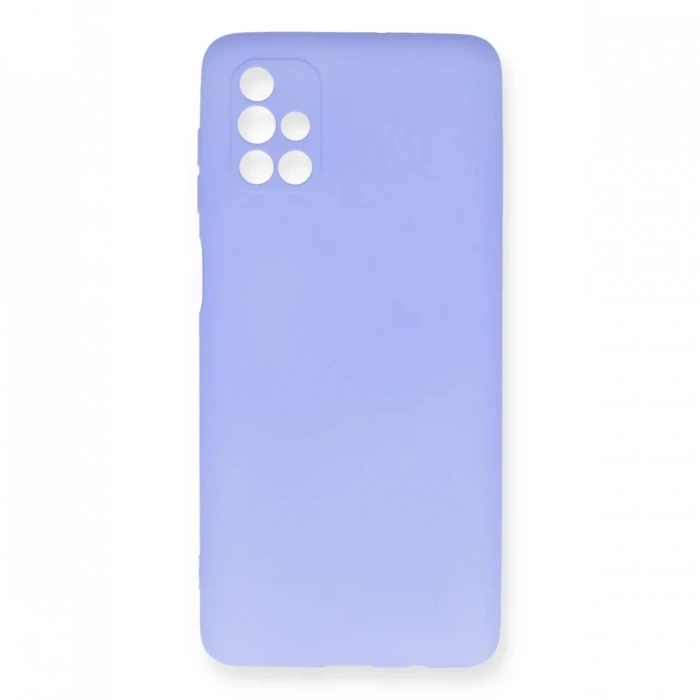 Newface Samsung Galaxy M51 Kılıf First Silikon - Lila