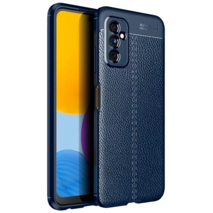 Newface Samsung Galaxy M52 5G Kılıf Auto Focus Kapak - Lacivert