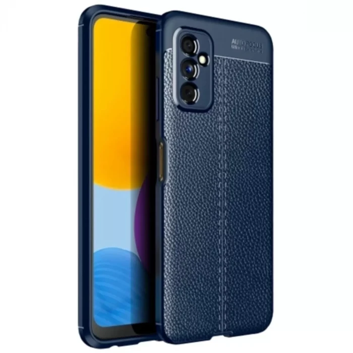 Newface Samsung Galaxy M52 5G Kılıf Auto Focus Kapak - Lacivert