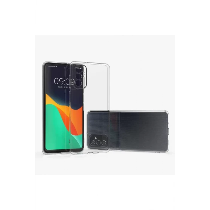 Newface Samsung Galaxy M52 5G Kılıf Lüx Şeffaf Silikon