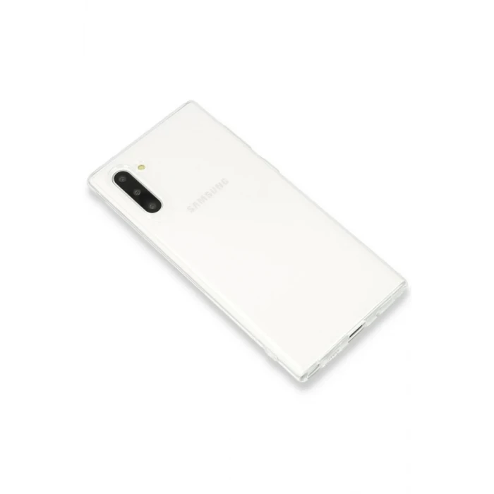 Newface Samsung Galaxy Note 10 Kılıf Lüx Şeffaf Silikon