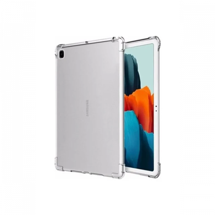 Newface Samsung Galaxy P610 Tab S6 Lite 10.4 Kılıf Anti Shock Tablet Silikon - Şeffaf