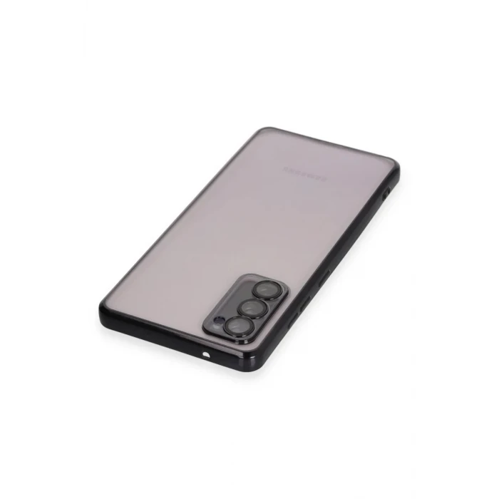 Newface Samsung Galaxy S20 FE Kılıf Razer Lensli Silikon - Siyah