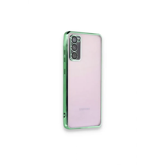 Newface Samsung Galaxy S20 FE Kılıf Razer Lensli Silikon - Yeşil