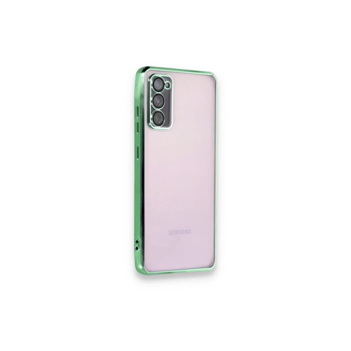 Newface Samsung Galaxy S20 FE Kılıf Razer Lensli Silikon - Yeşil