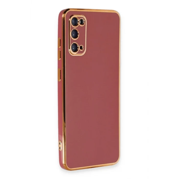 Newface Samsung Galaxy S20 Kılıf Volet Silikon - Kırmızı