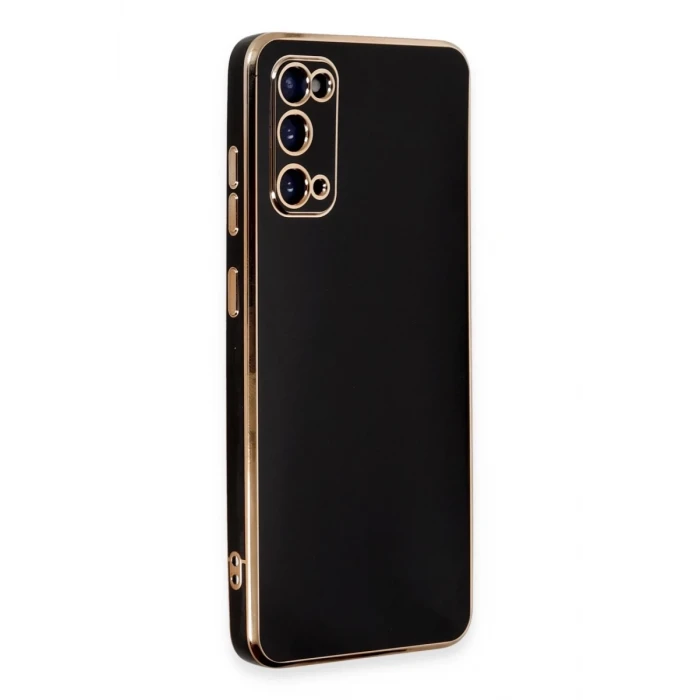 Newface Samsung Galaxy S20 Kılıf Volet Silikon - Siyah