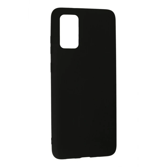 Newface Samsung Galaxy S20 Plus Kılıf Nano içi Kadife Silikon - Siyah