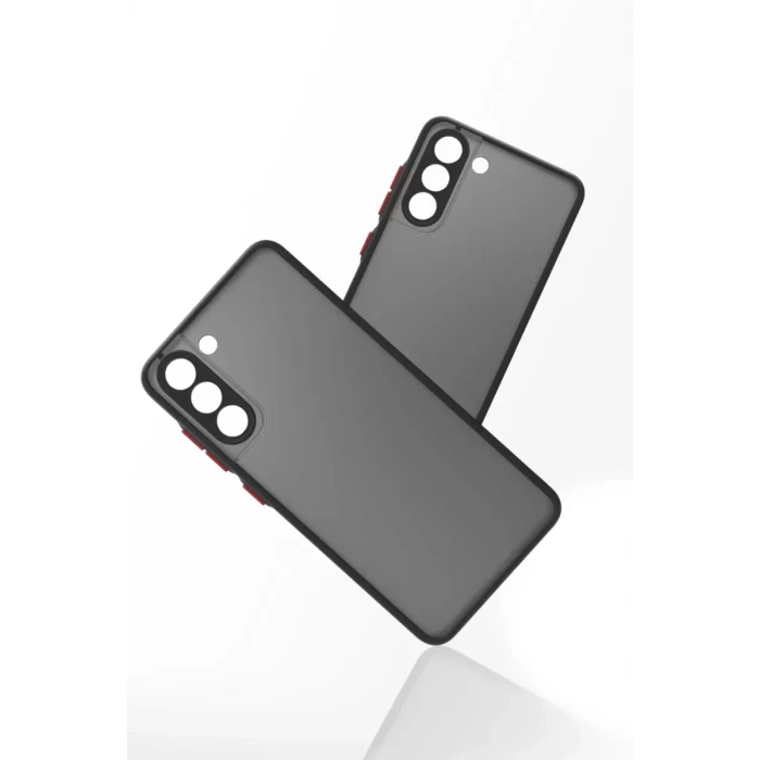 Newface Samsung Galaxy S21 FE Kılıf Montreal Silikon Kapak - Siyah
