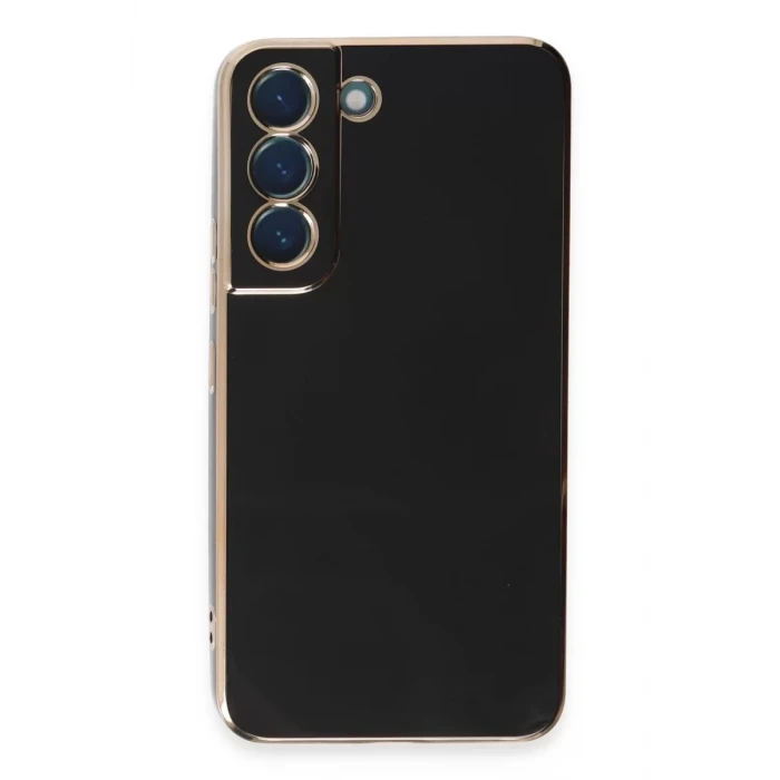 Newface Samsung Galaxy S21 Kılıf Volet Silikon - Siyah