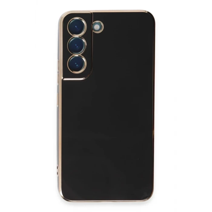 Newface Samsung Galaxy S21 Kılıf Volet Silikon - Siyah