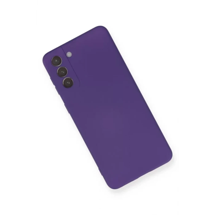 Newface Samsung Galaxy S21 Plus Kılıf Nano içi Kadife Silikon - Mor