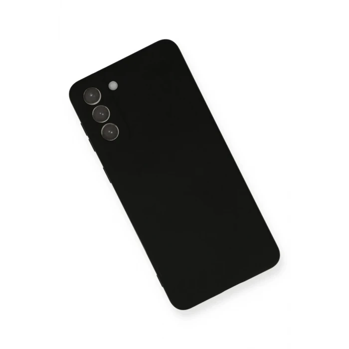 Newface Samsung Galaxy S21 Plus Kılıf Nano içi Kadife Silikon - Siyah