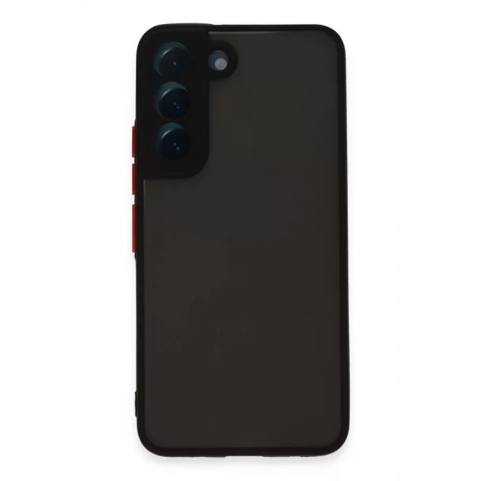 Newface Samsung Galaxy S22 Kılıf Montreal Silikon Kapak - Siyah
