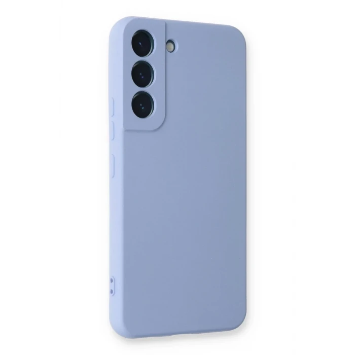 Newface Samsung Galaxy S22 Plus Kılıf Nano içi Kadife Silikon - Lila