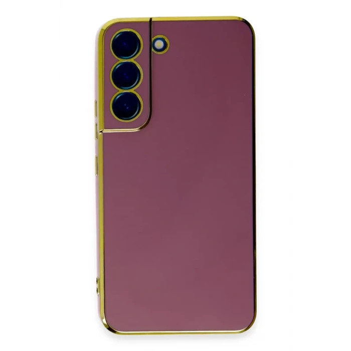 Newface Samsung Galaxy S22 Plus Kılıf Volet Silikon - Kırmızı