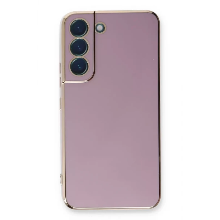 Newface Samsung Galaxy S22 Plus Kılıf Volet Silikon - Mor
