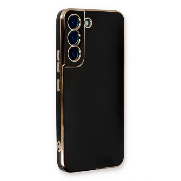 Newface Samsung Galaxy S22 Plus Kılıf Volet Silikon - Siyah