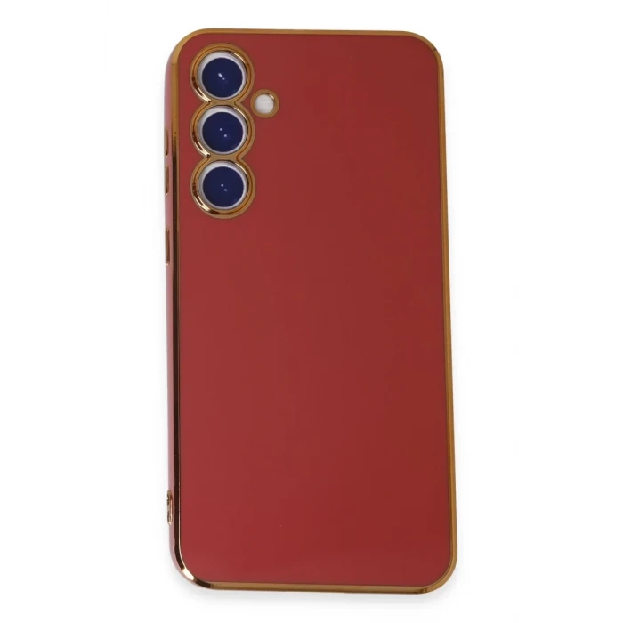 Newface Samsung Galaxy S23 FE Kılıf Volet Silikon - Kırmızı