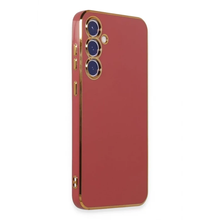 Newface Samsung Galaxy S23 FE Kılıf Volet Silikon - Kırmızı