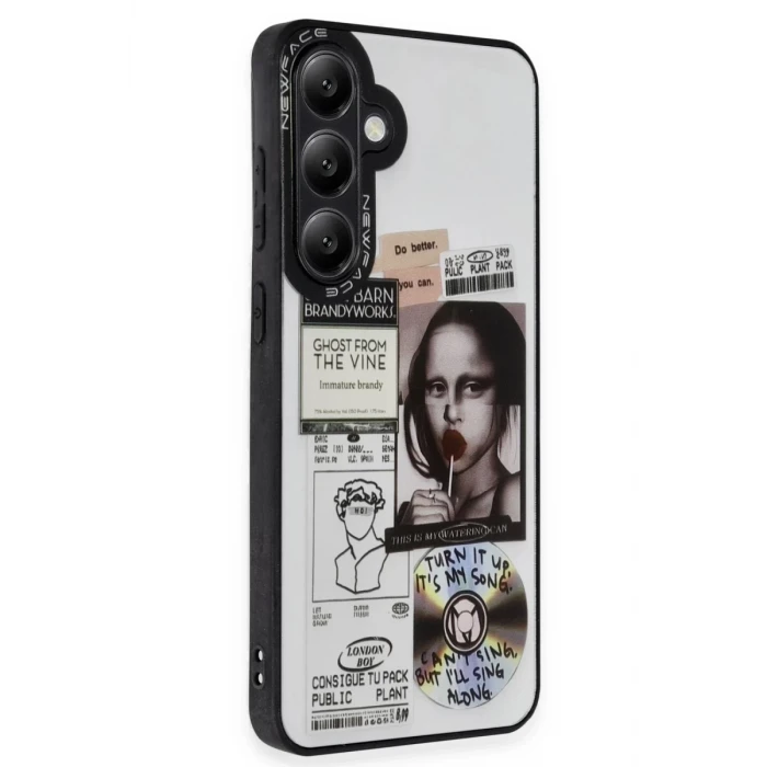 Newface Samsung Galaxy S23 Kılıf Mirror Desenli Kapak - Mirror - 2
