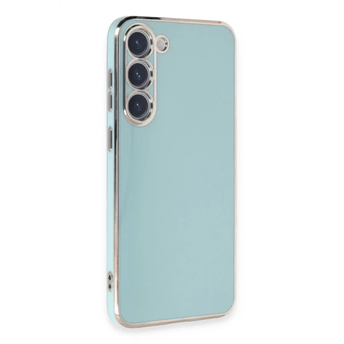 Newface Samsung Galaxy S23 Kılıf Volet Silikon - Açık Yeşil