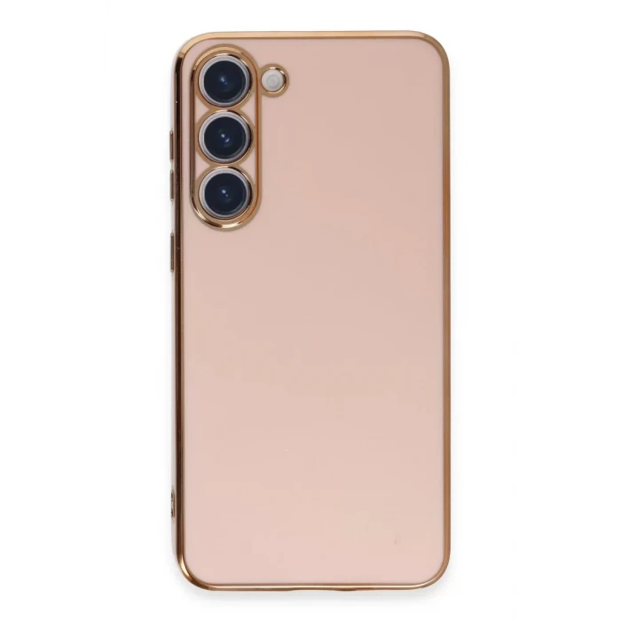 Newface Samsung Galaxy S23 Kılıf Volet Silikon - Pembe