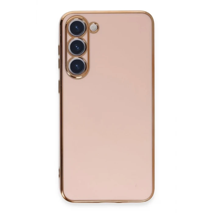 Newface Samsung Galaxy S23 Kılıf Volet Silikon - Pembe