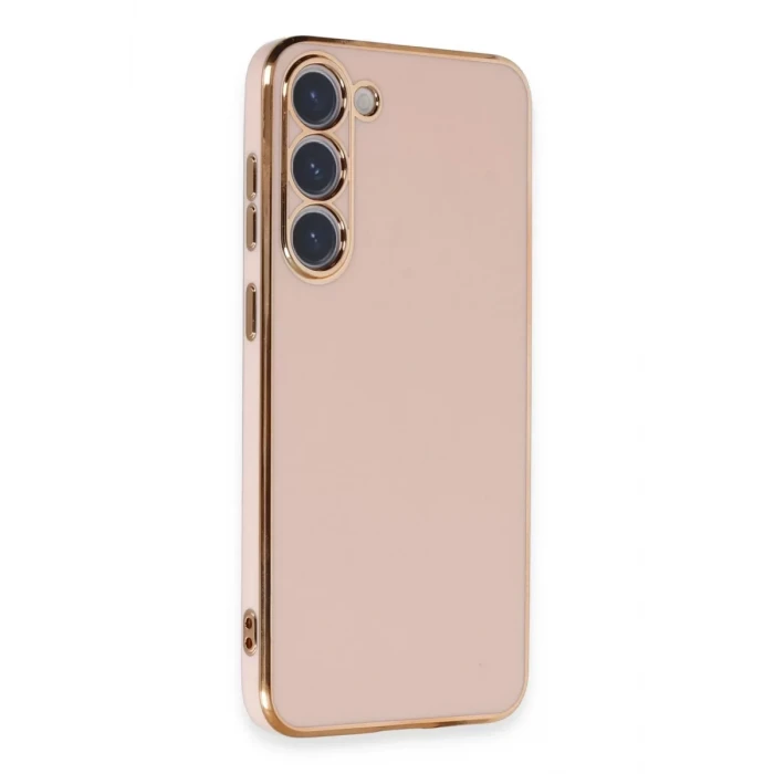 Newface Samsung Galaxy S23 Kılıf Volet Silikon - Pembe
