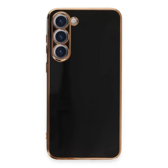 Newface Samsung Galaxy S23 Kılıf Volet Silikon - Siyah