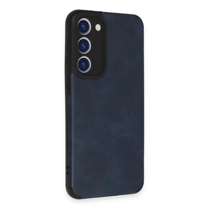 Newface Samsung Galaxy S23 Plus Kılıf Loop Deri Silikon - Lacivert