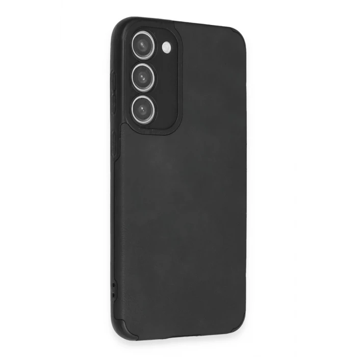 Newface Samsung Galaxy S23 Plus Kılıf Loop Deri Silikon - Siyah