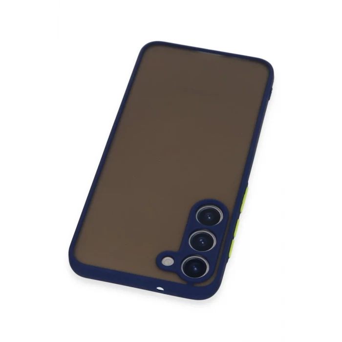 Newface Samsung Galaxy S23 Plus Kılıf Montreal Silikon Kapak - Lacivert