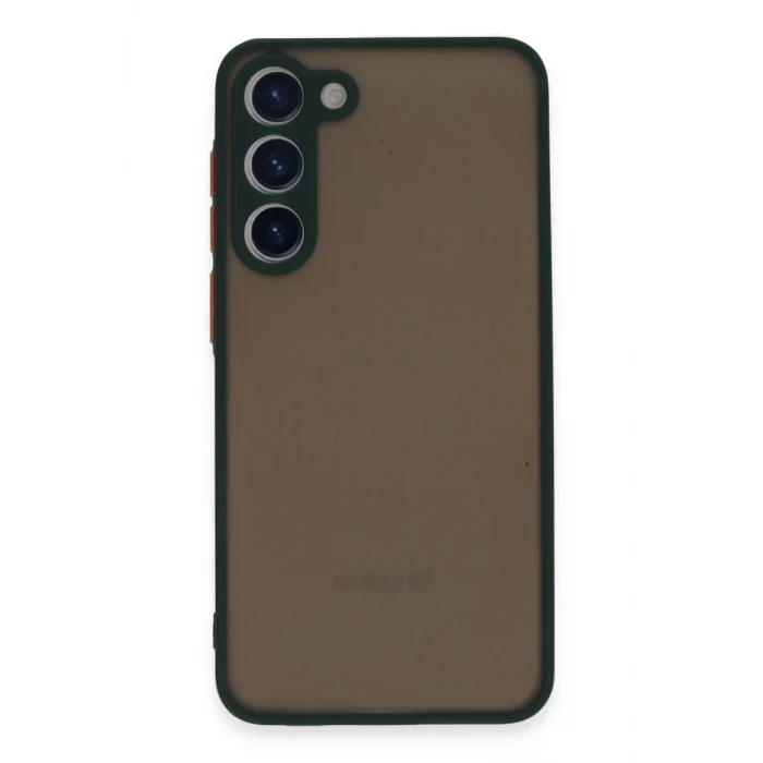 Newface Samsung Galaxy S23 Plus Kılıf Montreal Silikon Kapak - Yeşil