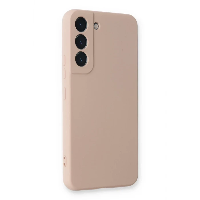 Newface Samsung Galaxy S23 Plus Kılıf Nano içi Kadife Silikon - Pudra