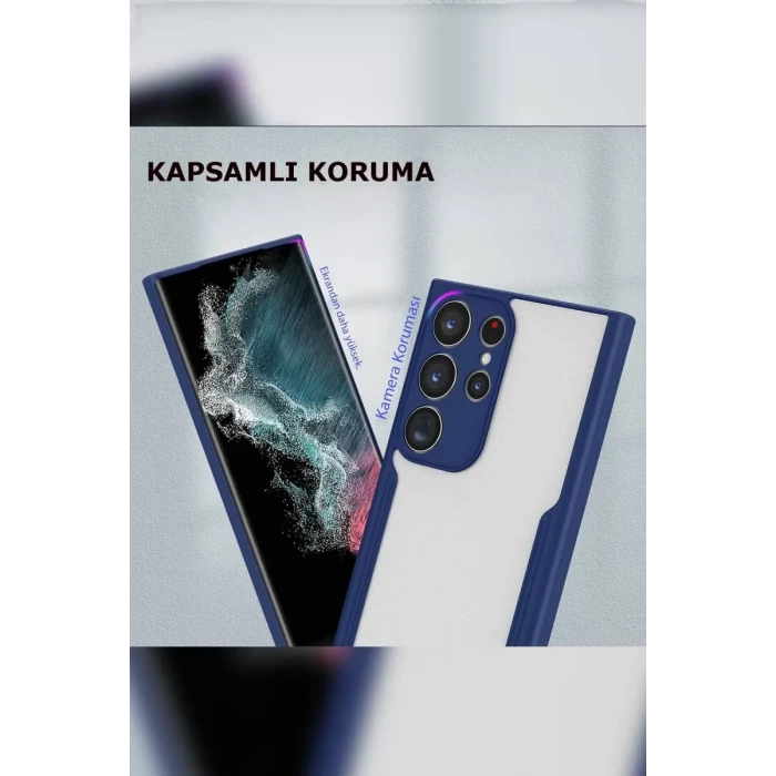 Newface Samsung Galaxy S23 Plus Kılıf Platin Silikon - Kırmızı