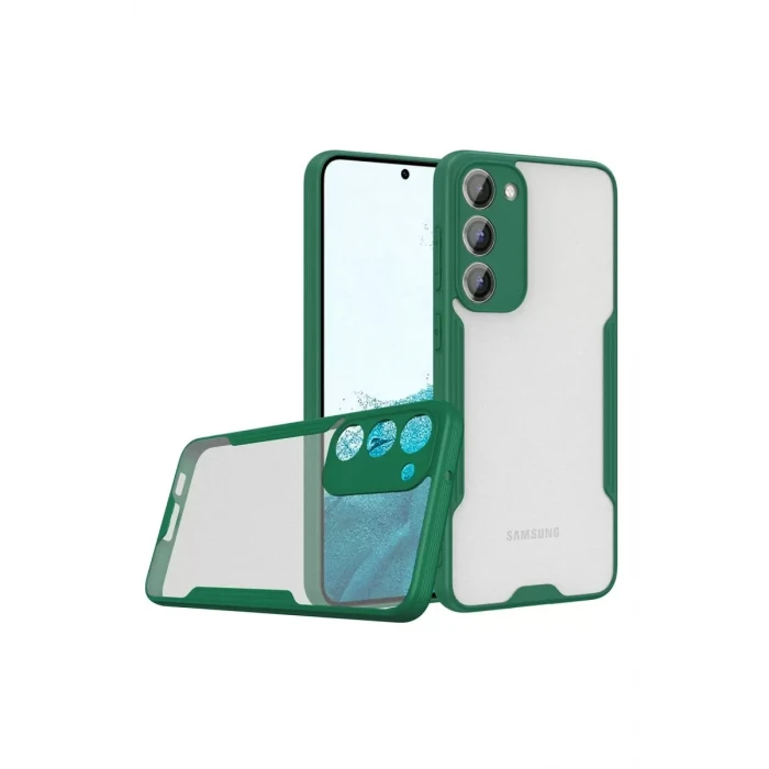 Newface Samsung Galaxy S23 Plus Kılıf Platin Silikon - Yeşil