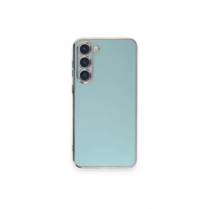 Newface Samsung Galaxy S23 Plus Kılıf Volet Silikon - Açık Yeşil