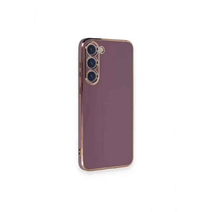Newface Samsung Galaxy S23 Plus Kılıf Volet Silikon - Mor