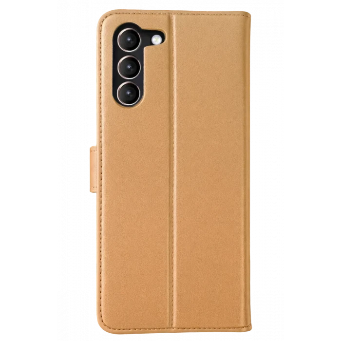 Newface Samsung Galaxy S23 Plus Trend S Plus Kapaklı Kılıf - Gold