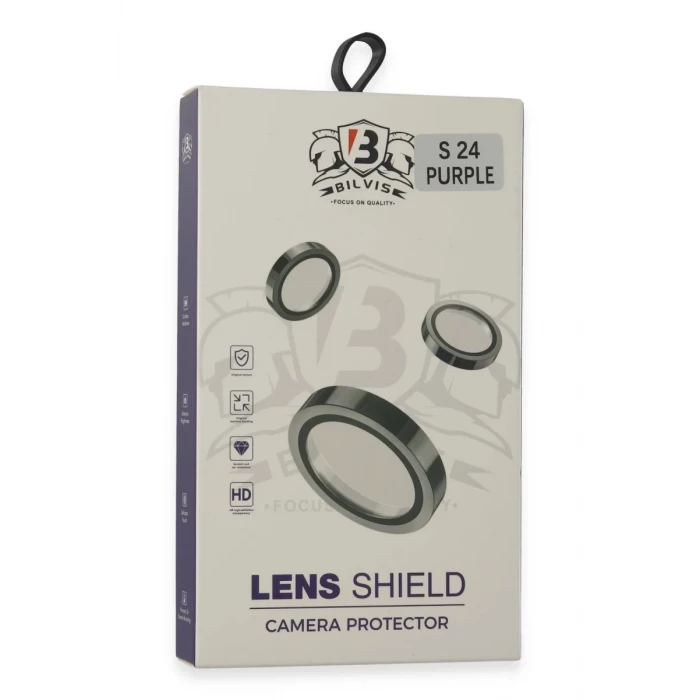 Newface Samsung Galaxy S24 Bilvis Titan Kamera Lens - Derin Mor