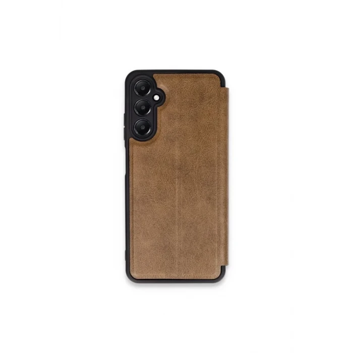 Newface Samsung Galaxy S24 FE Kılıf Flip Cover - Taba