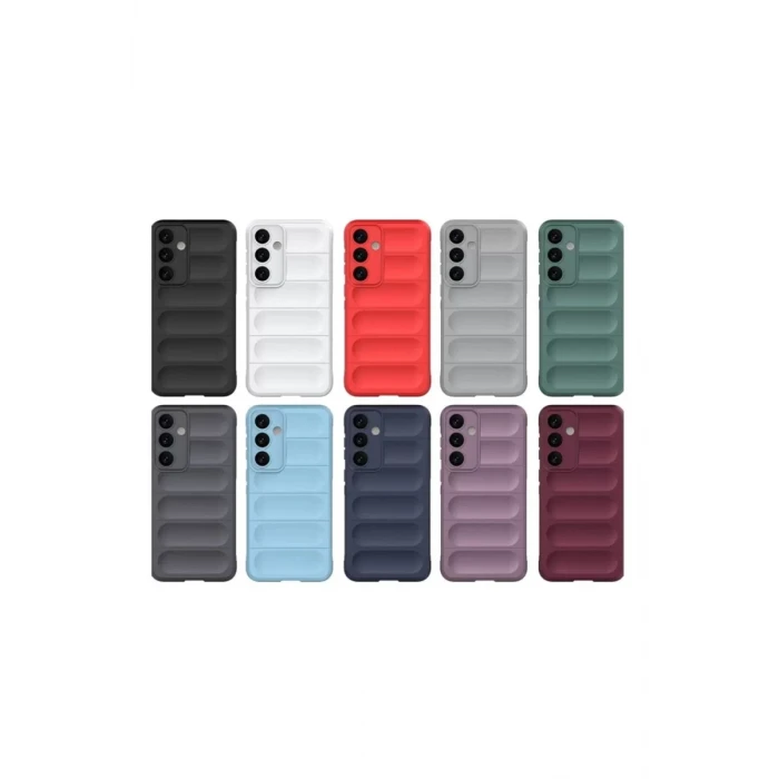 Newface Samsung Galaxy S24 FE Kılıf Optimum Silikon - Kırmızı