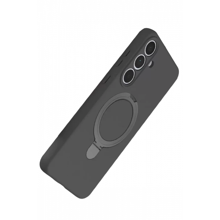 Newface Samsung Galaxy S24 FE Regal Magsafe Standlı Kapak - Titan Gri
